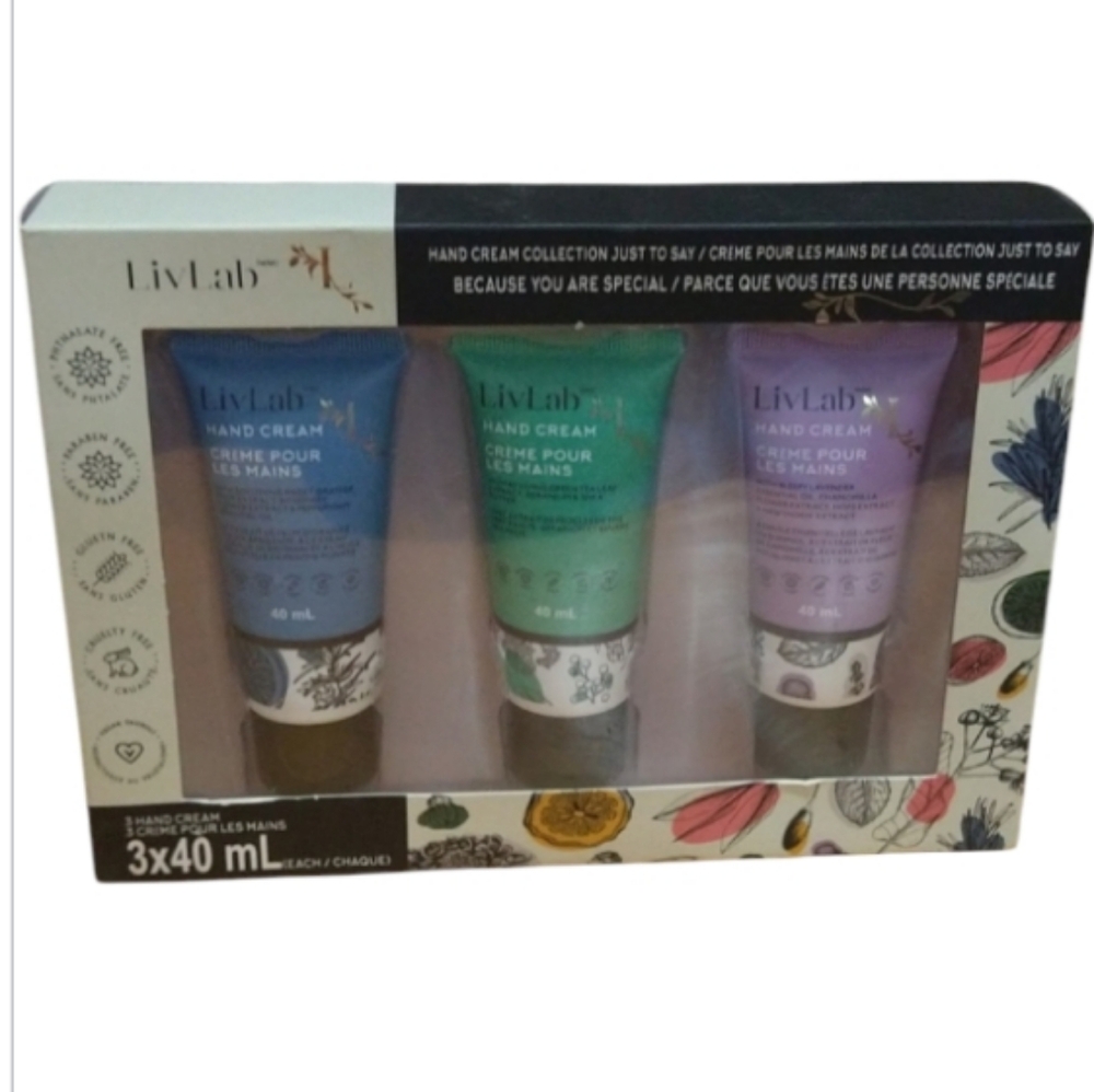 6/$15 Livable Hand cream collection (new in box)